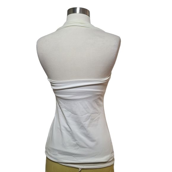 All Sport Couture White New Orleans Saints Football Fan Gear Halter Top Size XS - Picture 4 of 8